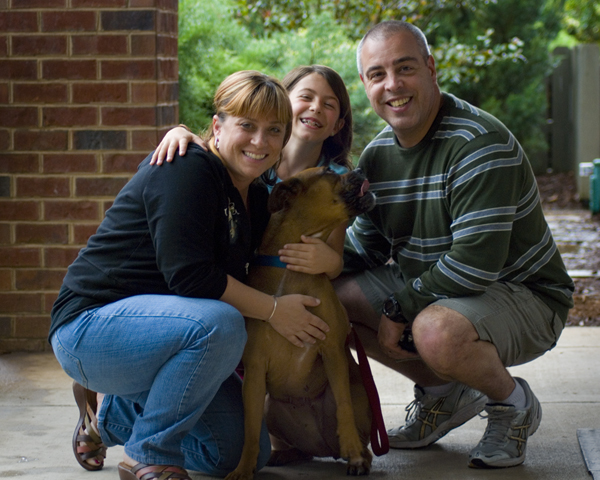  Stella found her forever home with the Vertes family in May 2009! 